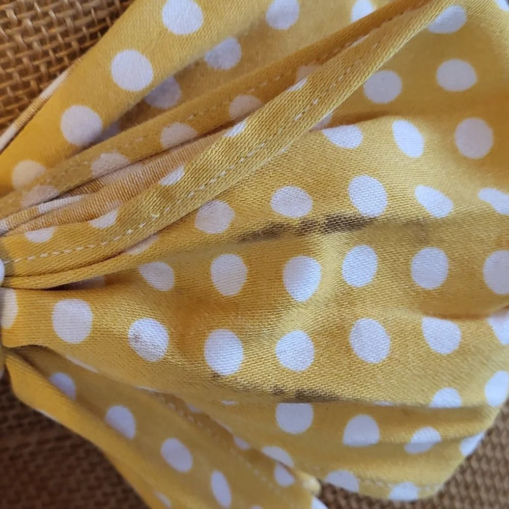 1960s Heavy Cotton Handmade Half Apron Fruit Design